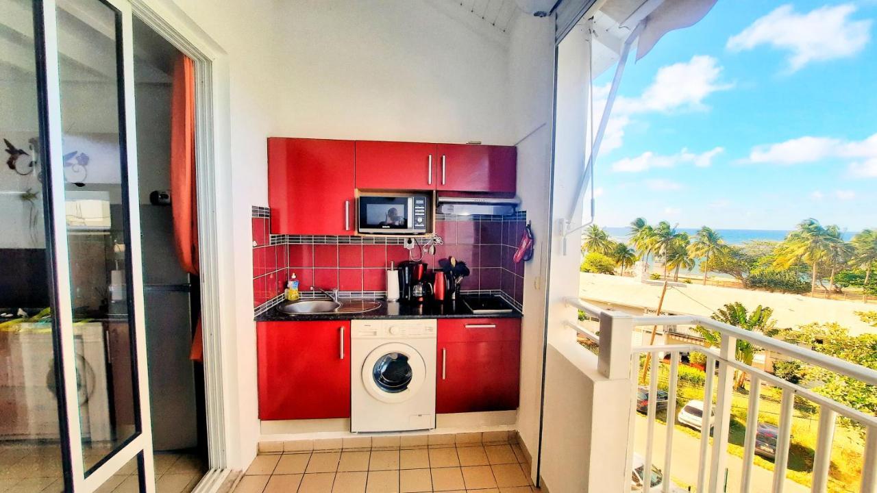 Studio T1 Bis La Belle Vue, Vue Mer, Wifi, Plage A 50M Le Moule Εξωτερικό φωτογραφία